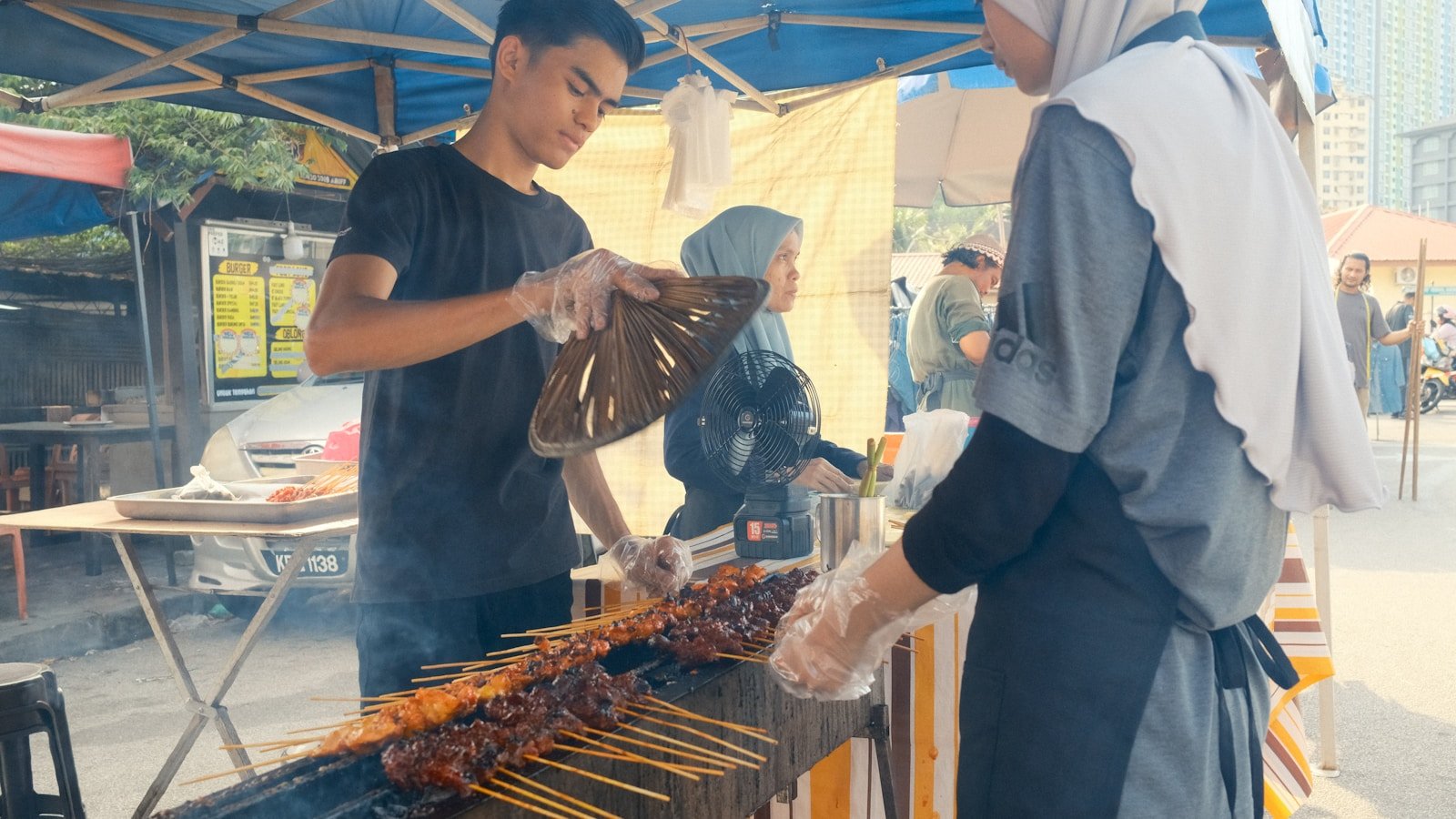 Jedzenie uliczne i woda - Indonezja
